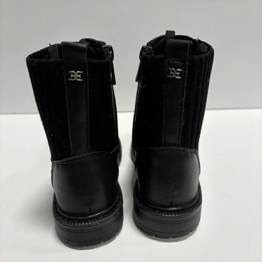 Sam Edelman Kids’ Lydell Combat Boots Black, Girls’ Size 13 M